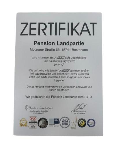 Landpartie Apartment Bestensee Bagian luar foto